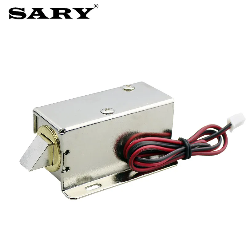 24V Single lock DC12V 0.8A маленький электромагнитный замок шкафчики для хранения электронный замок мини Электрический Болт замок ящика файл замок шкафа - Цвет: 24V Single lock