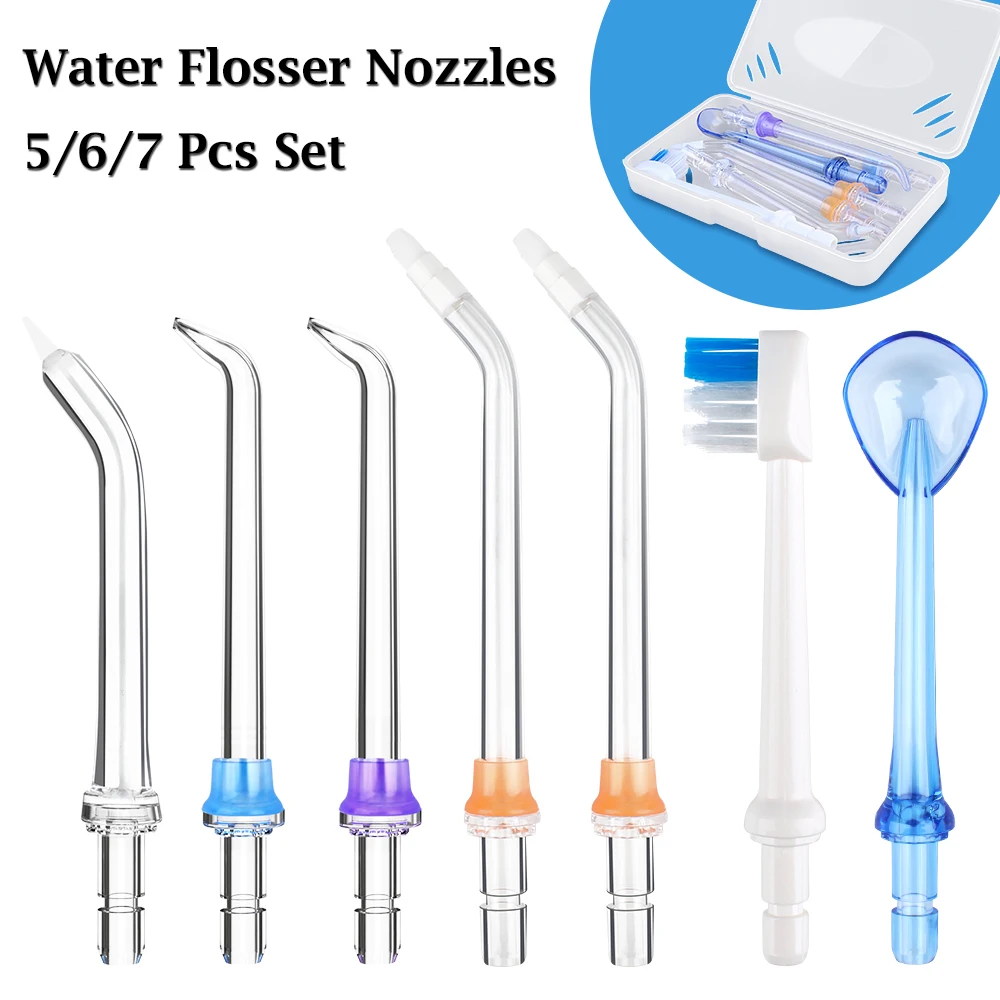 5/6/7 шт. сменные насадки для ирригатора полости рта|Ирригаторы рта| |