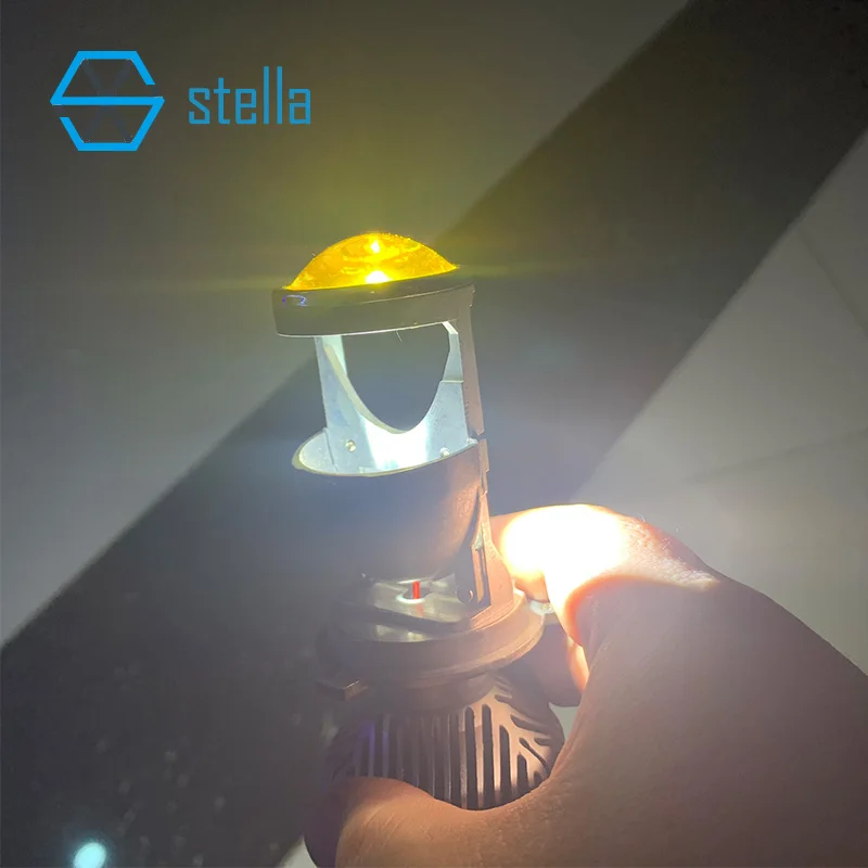 Наклейка на мембрану Stella 3000k + 4300k 8000k ПВХ желтый/теплый белый/синий цвет