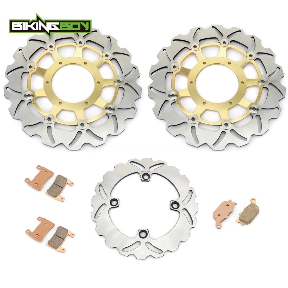 BIKINGBOY для HONDA CBR 600 F4i Sport F1 F2 F3 F4 F5 F6 2001 2002 2003 2004 2005 2006 Передние Задние тормозные диски