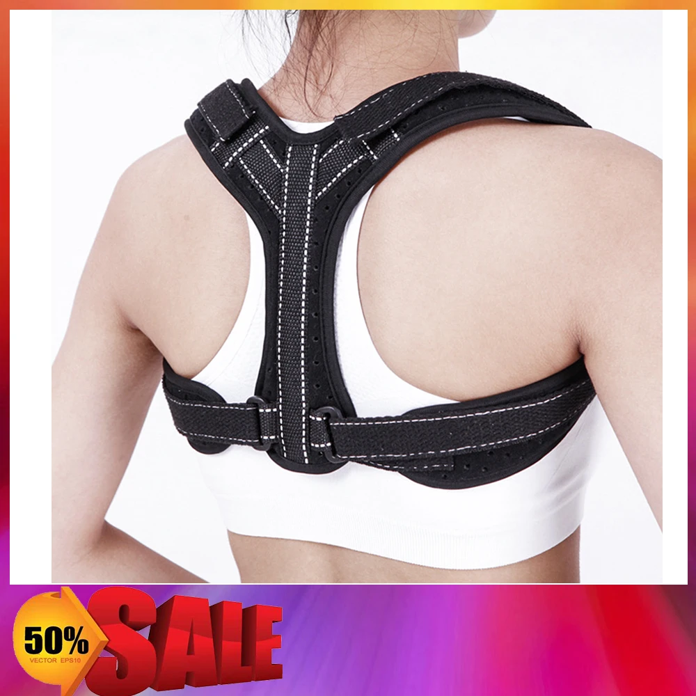 Корректор осанки для спины регулируемый пояс мужчин и женщин коррекционный