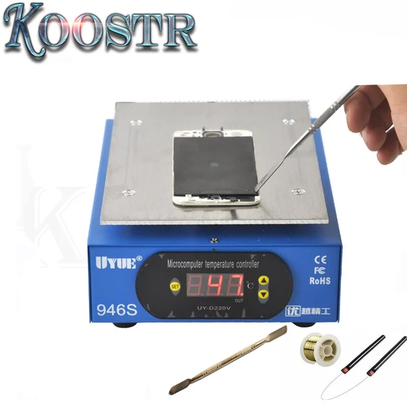Preheat станция 220V 400W 140X200mm подогреватель Цифровая Платформа нагревательная
