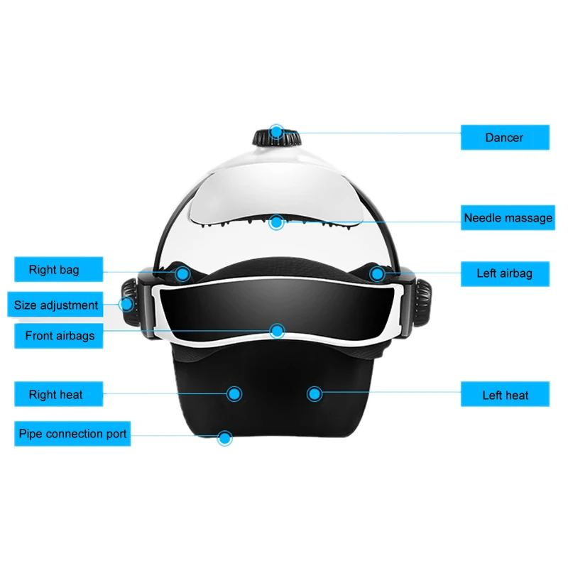 Новый Электрический массажер для головы массаж регулируемый инструмент размера