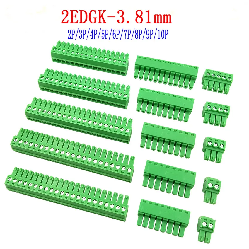 

KF2EDGK 3.81 2P-10P PCB TERMINAL BlOCKS 15EDGK 3.81mm 2PIN -10PIN MC 1,5/ 2-ST-3,81 - 1803578 PHOENIX CONTACT KEFA DEGSON