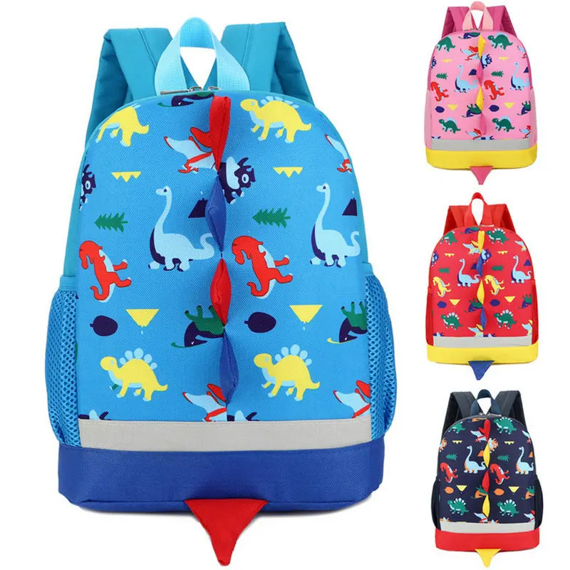 Детский рюкзак с динозаврами, удобные школьные ранцы с динозаврами для детей 3-4-6 лет