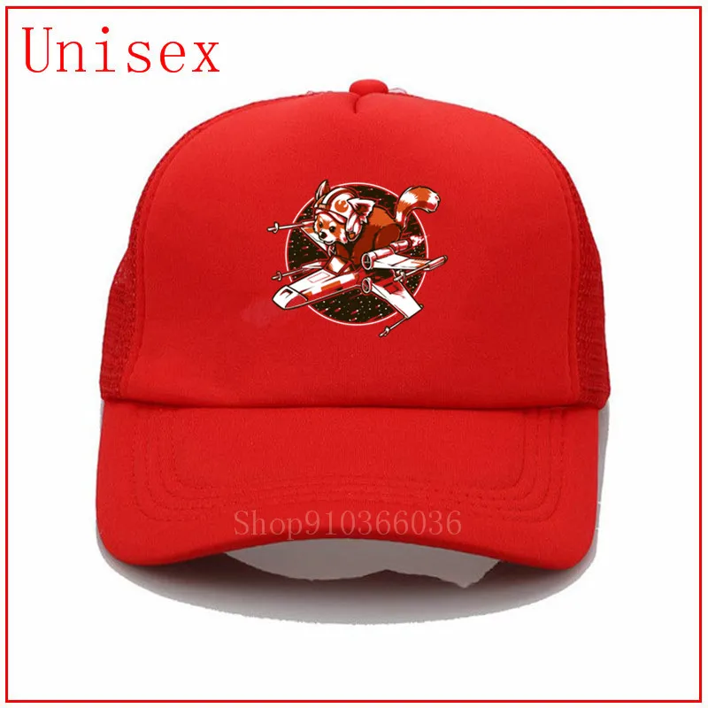 Красная панда стоящая от модных брендов летние шапки для женщин крест-накрест