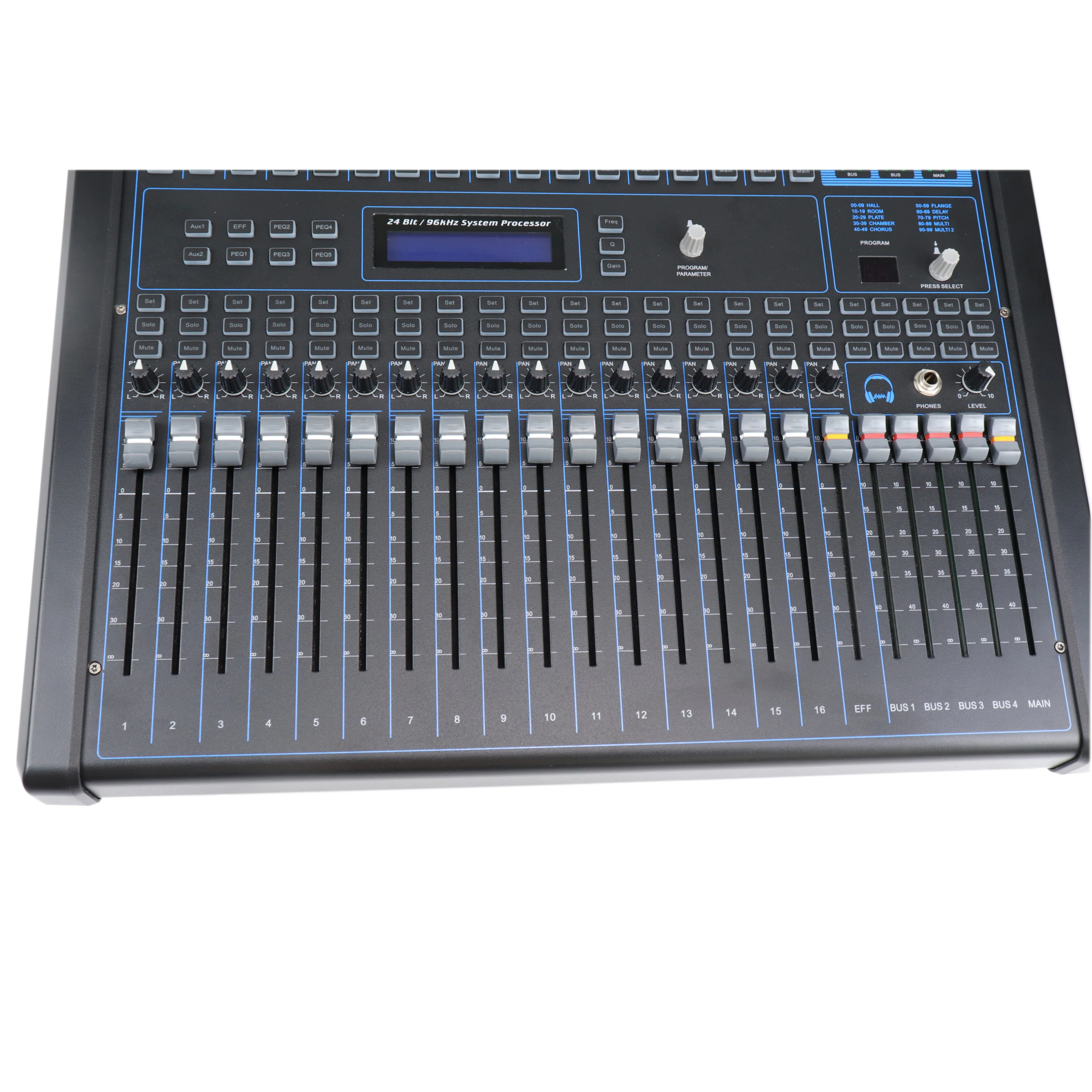 Betagear профессиональная 16 канальная Цифровая микшерная консоль DGM1640 dj