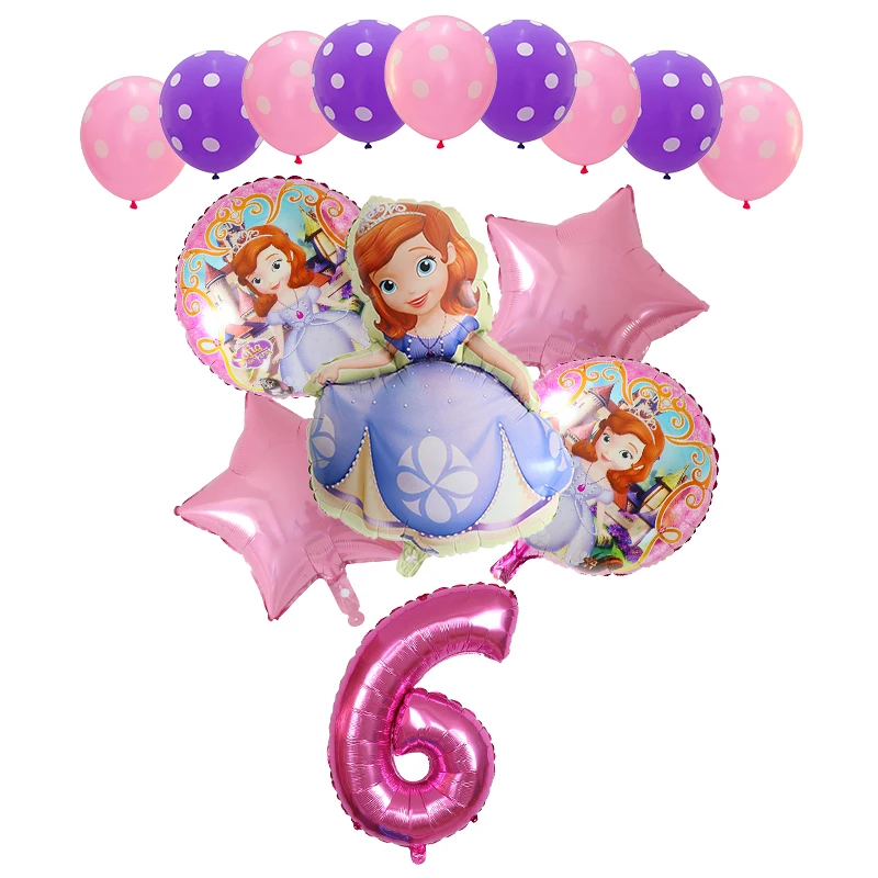 16 шт. декоративные фольгированные гелиевые воздушные шары для девочек | Дом и сад
