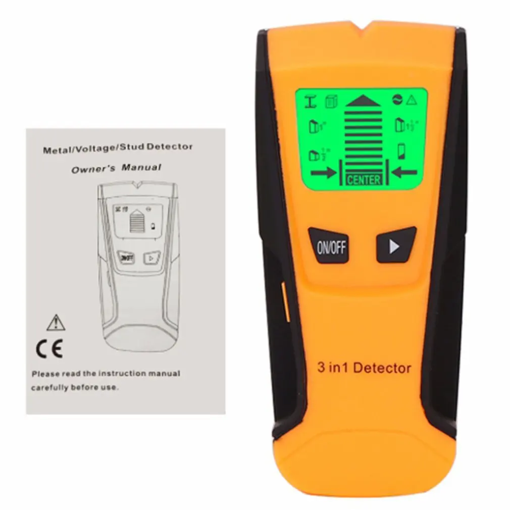 

210 Wall Stud Beam Column Metal Detector Stud Finder Wall Metal Detector Live AC Wire Scanner Wood Checker LED Display Meter