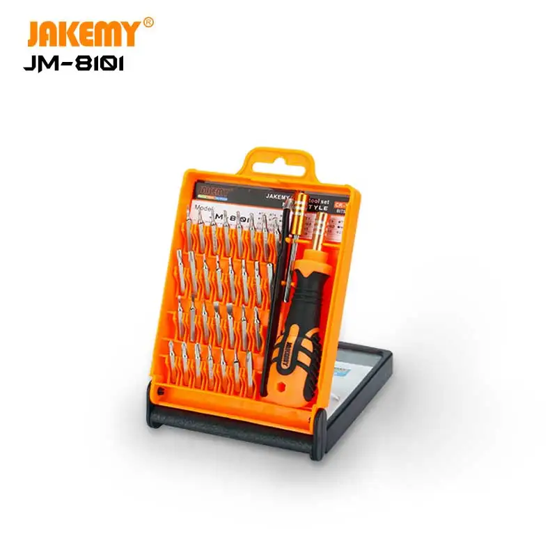

JAKEMY JM-8101 33 in 1 Portable Precision Screwdriver Tool Box DIY Repair Kit for Eyeglass Camera Watch Cellphone