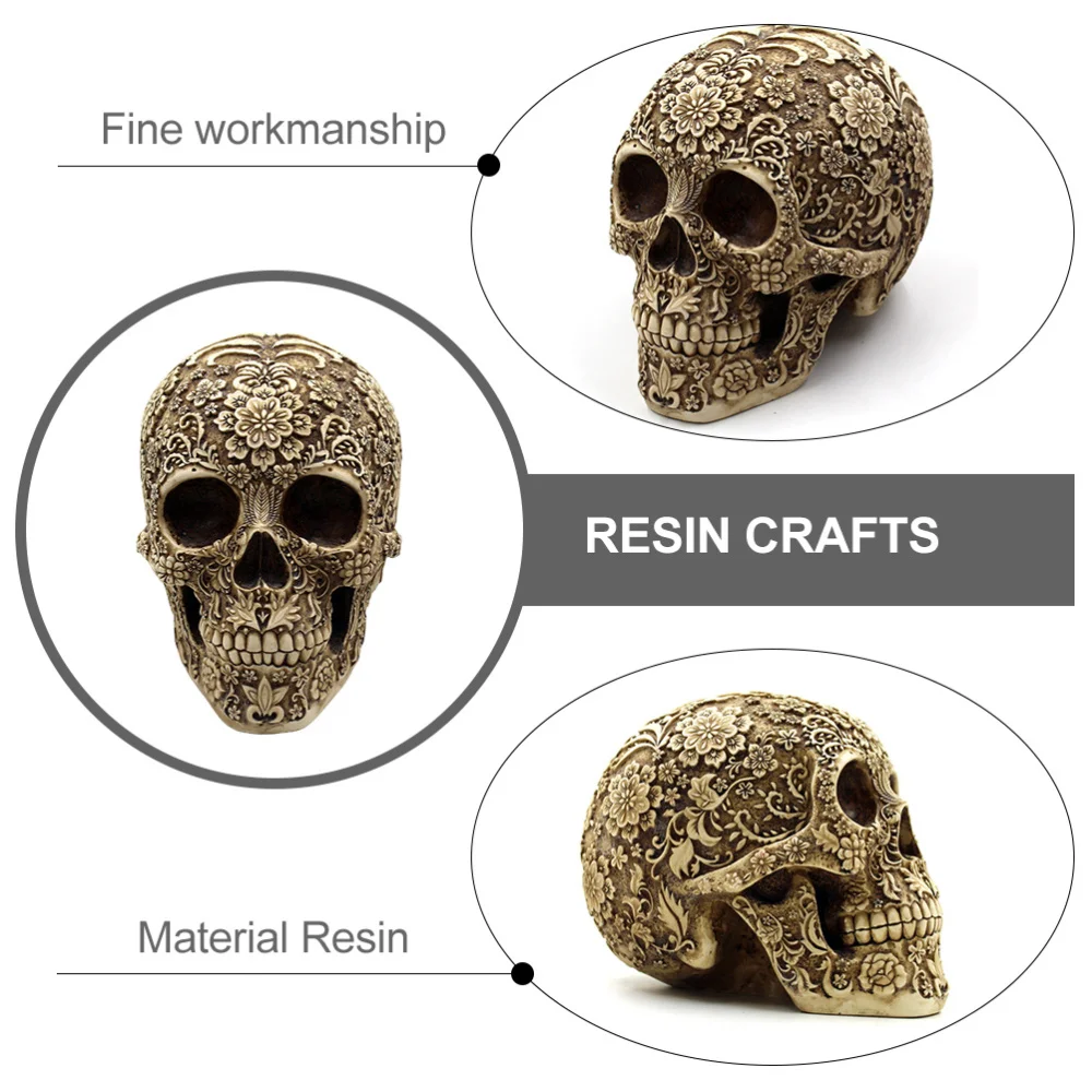 

2 Pcs Party Shape Ornament Resin Crafts Desktop Decoration