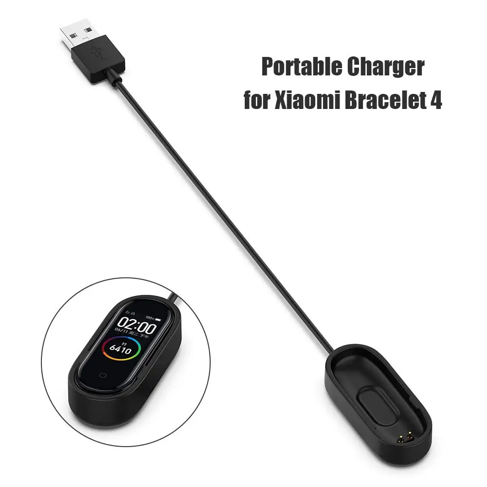 Зарядный USB кабель для Xiaomi Mi Band 2 3 4 смарт браслета зарядный адаптер питания