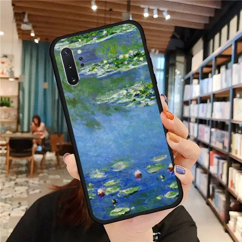 

Claude Monet Phone Case for samsung galaxy a51 a52 a71 a50 a12 a72 a21s a70 s21 s20 fe s10 note 20 10 ultra plus coque