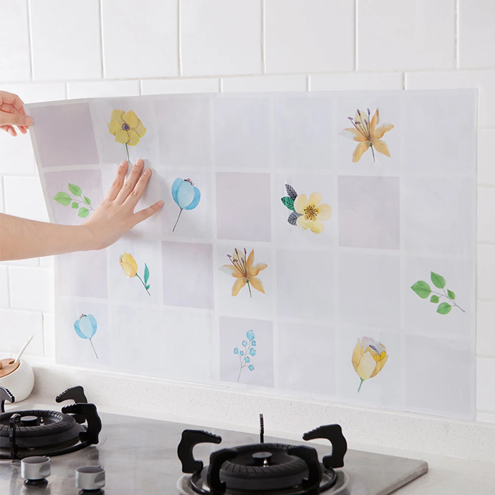 

3pcs Self-Adhesive Tile Stickers Paper Tile Backsplash Peel Stick Removable Waterproof Oil-proof Sticker Kitchen Bathroom