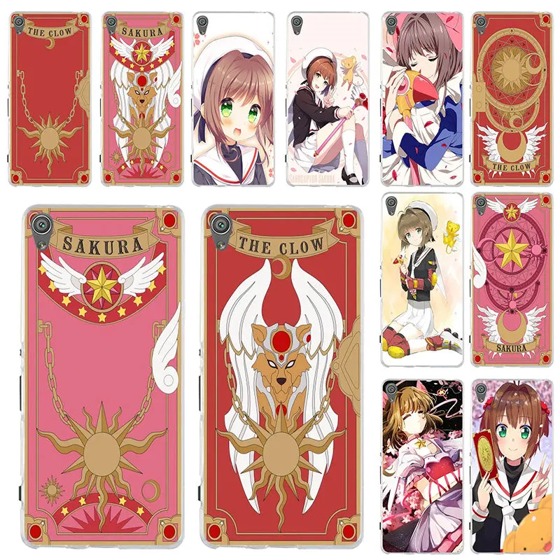 Мягкие чехлы для мобильных телефонов Clow Card Captor Sakura аниме sony Xperia Z Z1 Z2 Z3 Z4 Z5 Compact Premium
