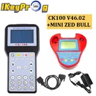 Автомобильный программатор ключей CK-100 V99.99 V46.02 с Mini Zed Bull OBD2, диагностический инструмент, считыватель неисправностей автомобиля CK 100, сканер кодов