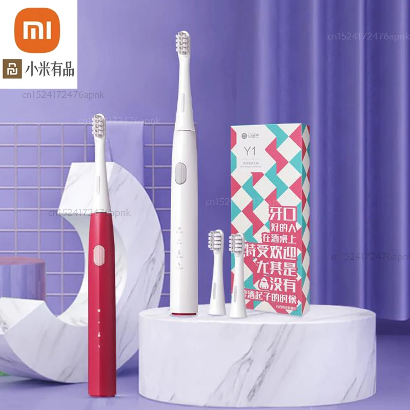Фото Электрическая зубная щетка Xiaomi youpin Bei Doctor Sonic Y1 мужской и женский набор полностью