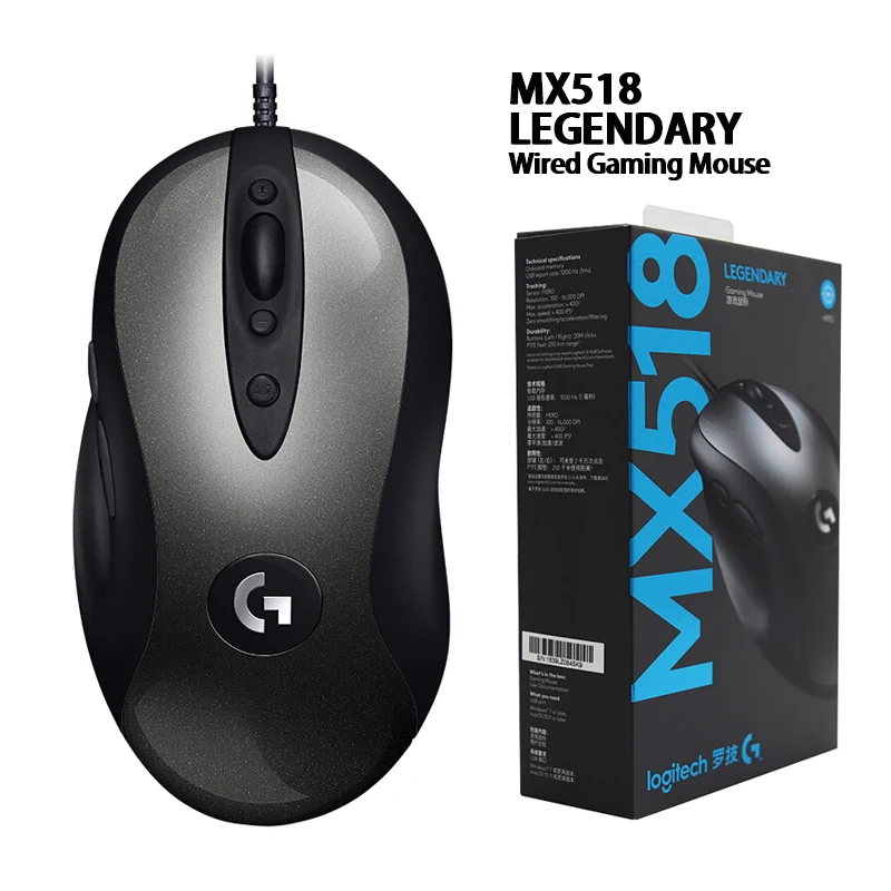 Мышь Logitech G403/G502/MX518/G402/G302/G102Second generation/G300s Проводная игровая мышь для настольного