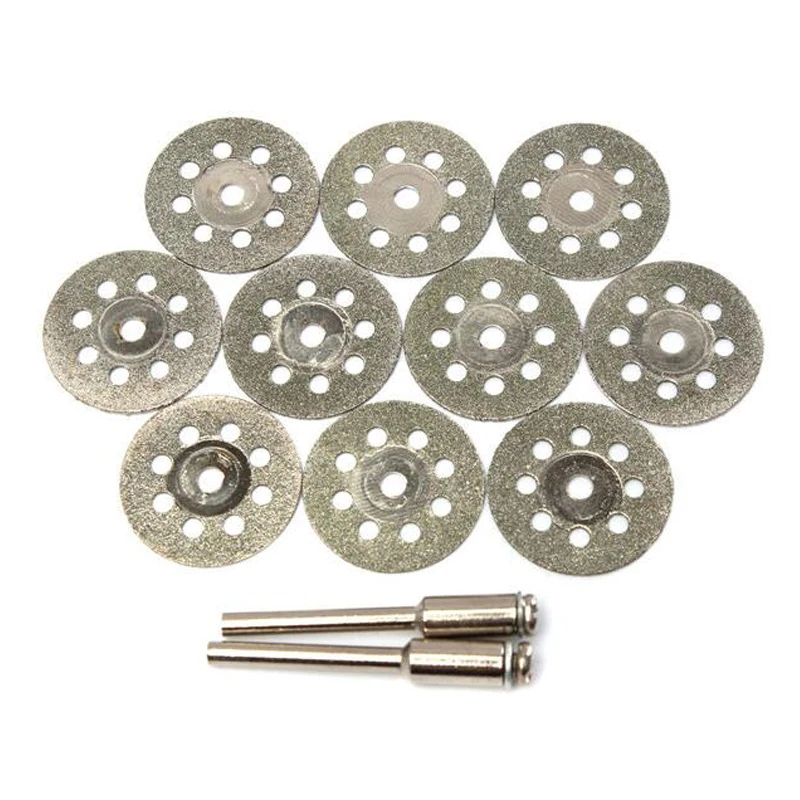 Алмазное лезвие для мини пилы 10 шт./компл. серебряные режущие диски с 2X