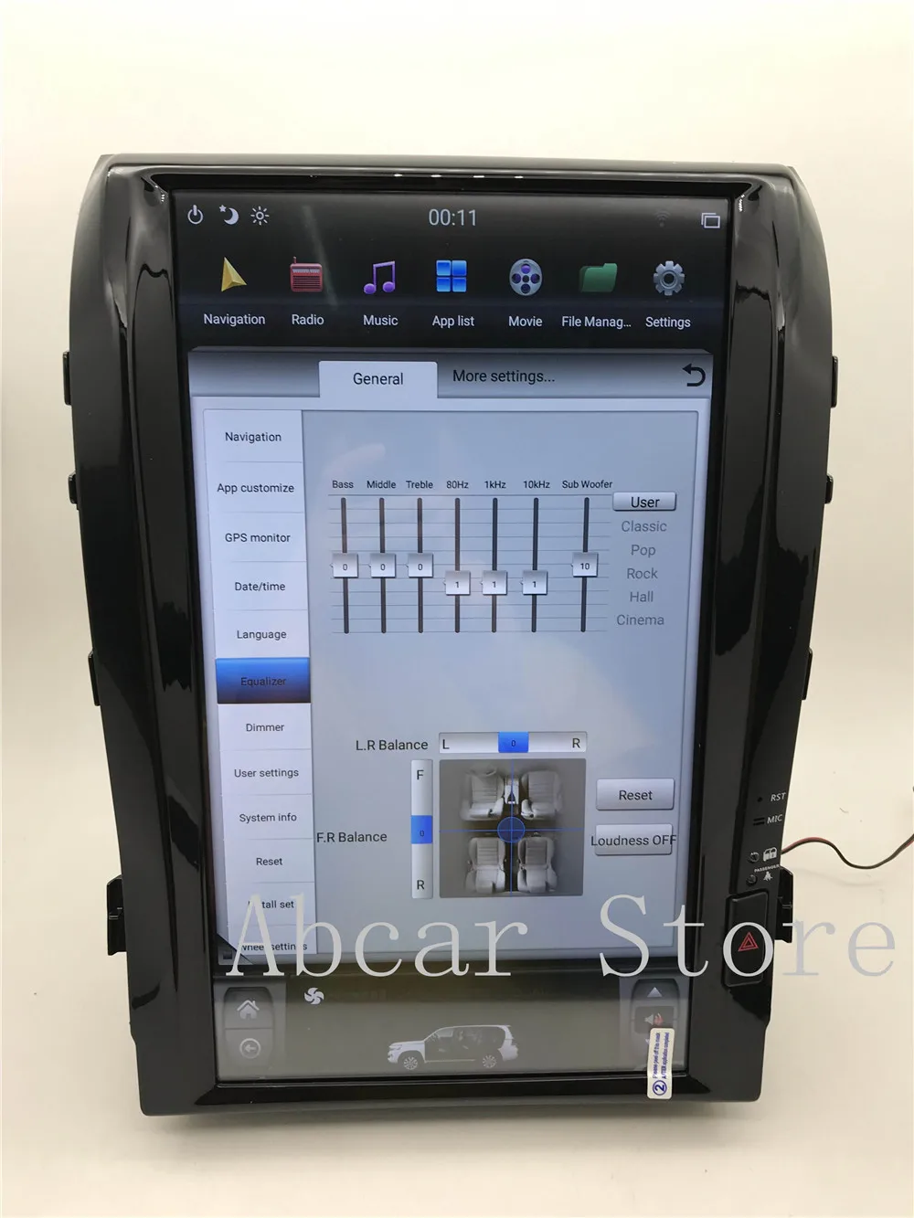 1" Tesla стиль Android 8,1 PX6 HDMI Автомобильный dvd-плеер gps навигация для Toyota LAND CRUISER LC200 2008- радио ips стерео