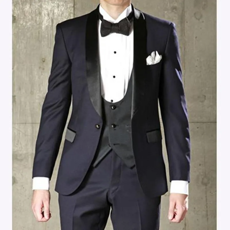 Модные мужские свадебные костюмы на одной пуговице блейзер для выпускного/ужина