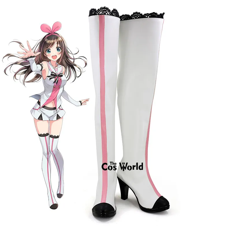 Virtual YouTuber Vtuber A.I.Channel Kizuna AI Customize High Heels Cosplay Shoes Boots |