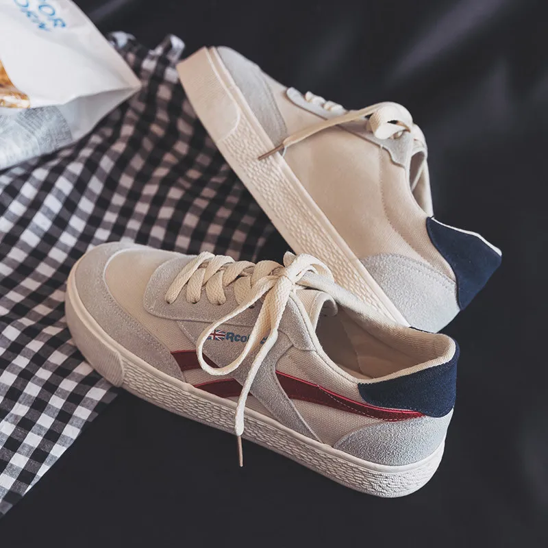 

2020 summer new canvas casual cloth shoes small white board shoes