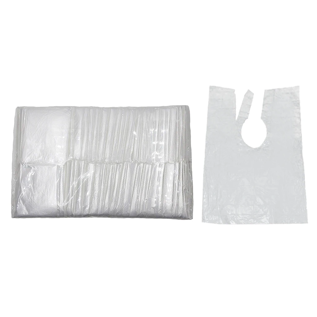 

100x Hairdressing Shawl, Disposable Haircutting Capes Hairdressing Apron