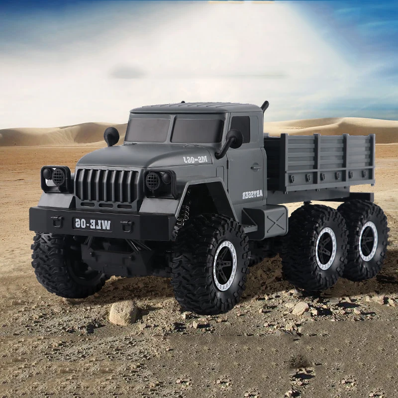 Большой 1/10/14 2 4G RC Ретро грузовик Урал 6WD независимая система подвески пульт