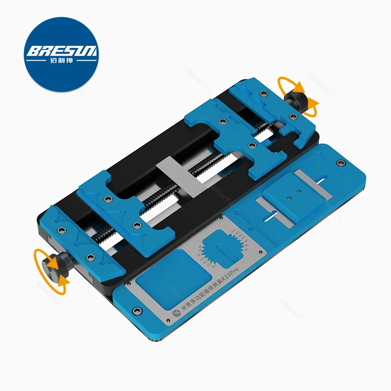 mijing k23 pro multi function repair fixture dual shaft three position mobile phone ic bga chip mainboard jig soldering holder free global shipping