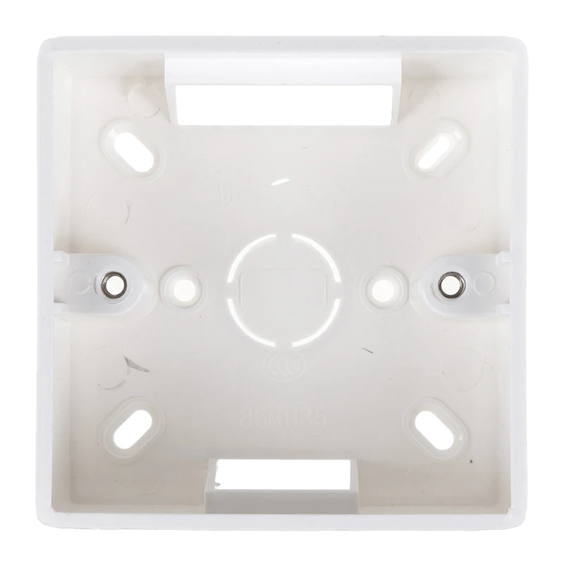 

Mounting Box Internal Cassette For 86 Type Switch and Socket White Color Wiring Back Box 86mm*83mm*35mm Easy to install
