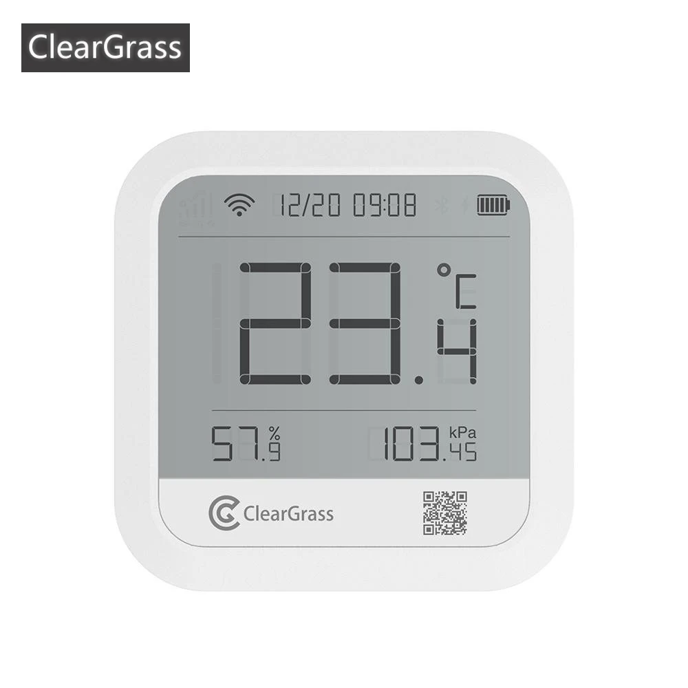 Метеостанция Youpin Cleargrass измеритель температуры и атмосферного давления цифровые