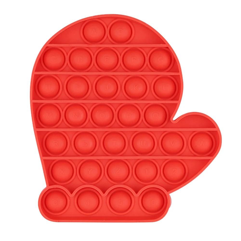 Игрушка пузырьковая сенсорная для детей и взрослых радужная силиконовая игрушка