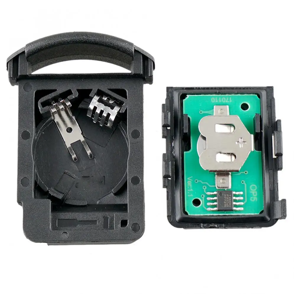 433 МГц 2 кнопки Автомобильный Дистанционный ключ с чипом ID40 и лезвием HU100 подходит