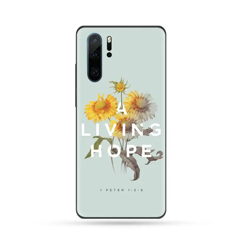 

bible Quotes Phone Case For Huawei Mate 9 10 20 Pro lite 20x nova 3e P10 plus P20 Pro Honor10 lite