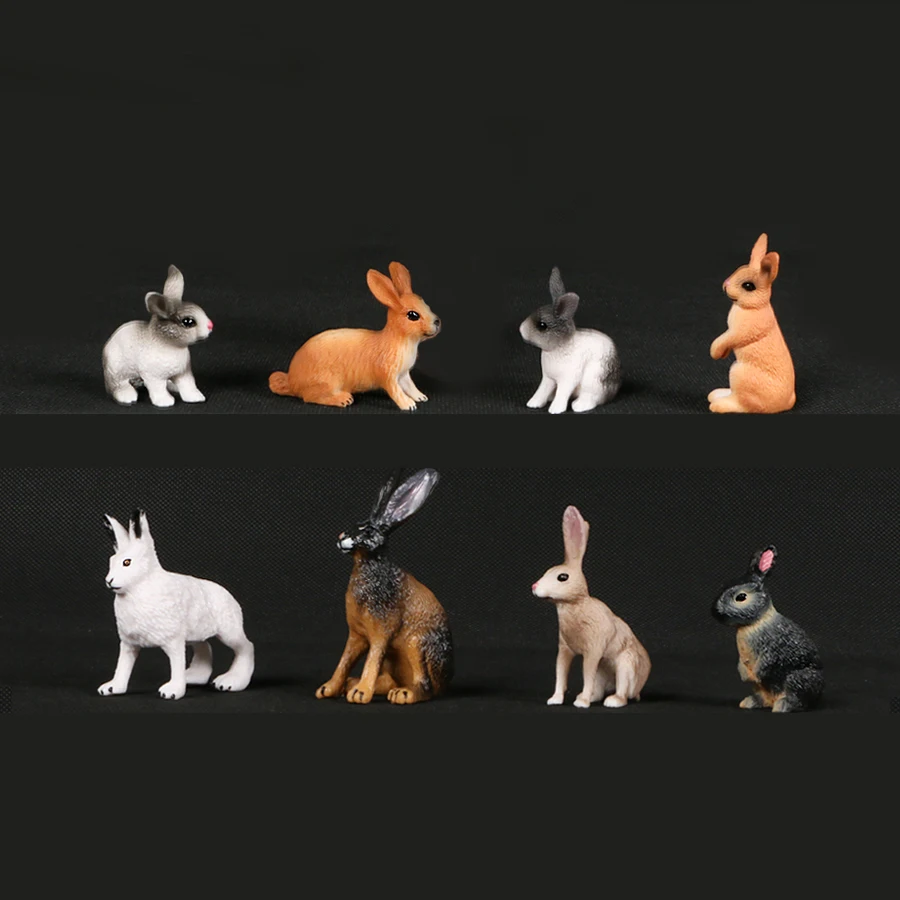 Модели фермерских животных кроликов Арктический кролик заяц милые модели