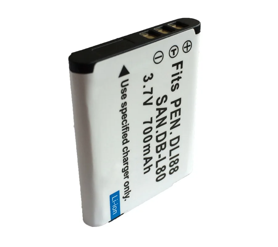 

Factory direct sale is suitable for Pentax D-LI88 battery compatible with Sanyo DB-L80 camera battery 3.7 lithium battery