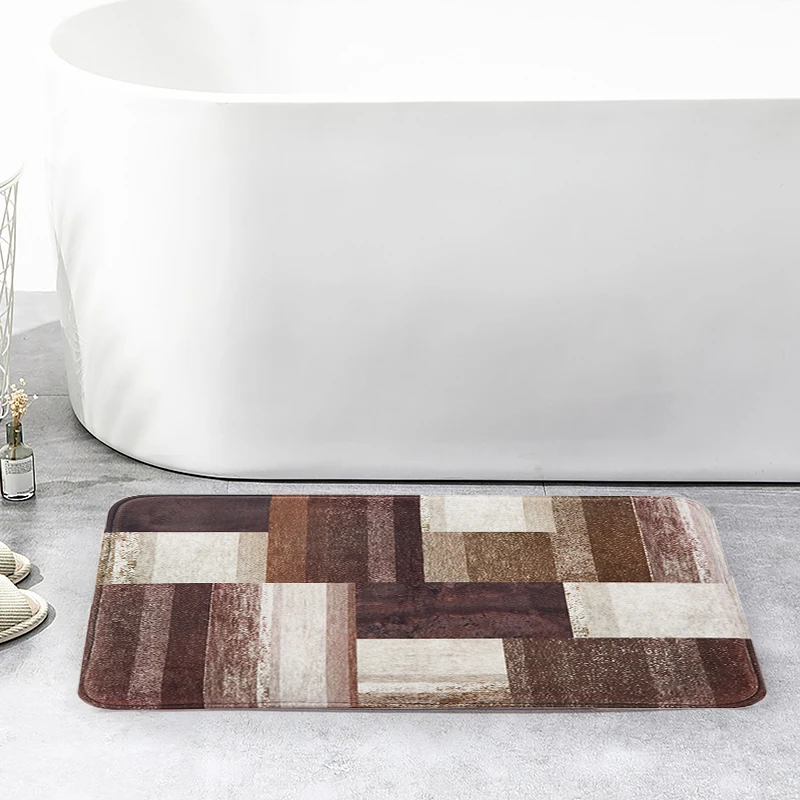 

Drymax Latest Bath Mat Super Soft Water Absorbent Printed Quick-drying Non-slip Mildew Proof Rugs For Bedroom And Living Room