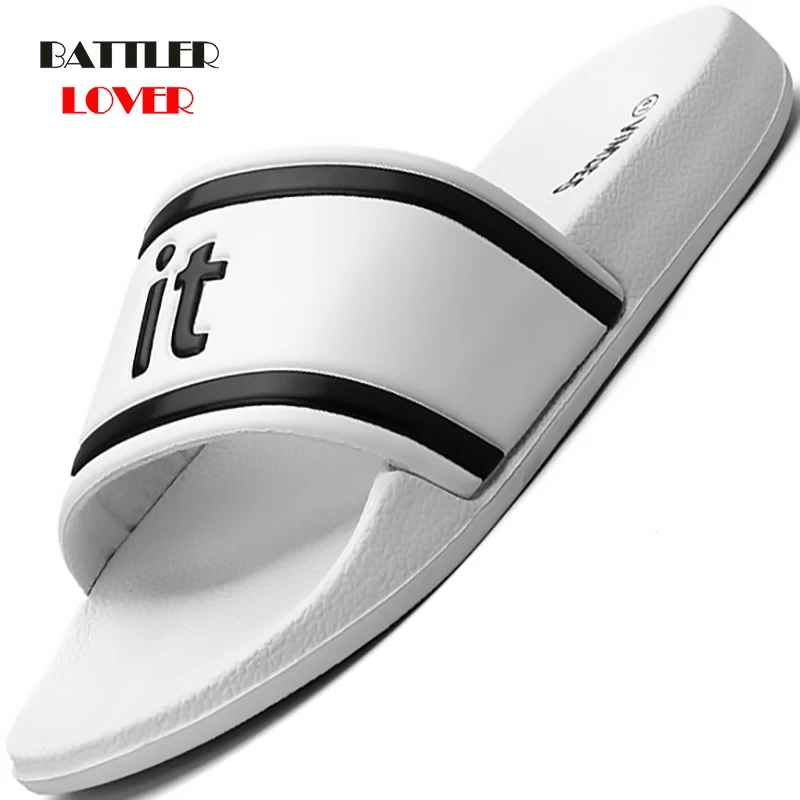

Men Summer Slippers Women Flip Flops High Quality Beach Sandals Anti-slip Hombre Casual Shoes Unisex Footwear Big Size 36-46