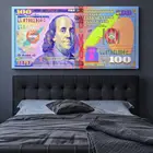 Плакат на холсте, современная картина Hd, настенные художественные принты, 1 шт., деньги, абстрактный доллар, модульные картины, украшение для дома для гостиной