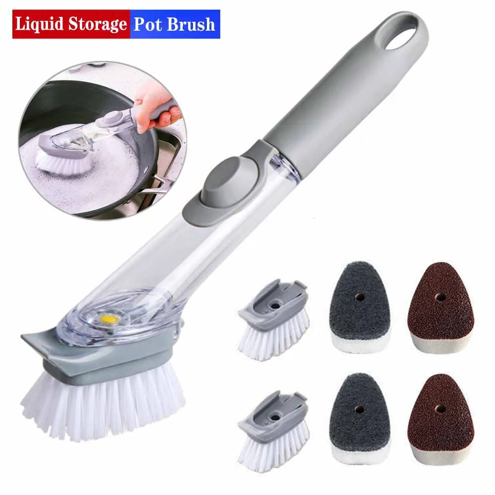 7 шт./компл. мульти функциональный Кухня мытье посуды щетка горшок не повреждает