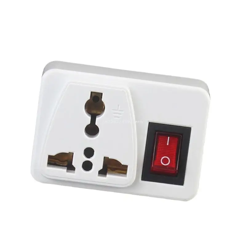 Free Ship UK Universal Adapter Wall Socket Portable Extension Outlet Converter Plug with On / Off Red Light Power Switch | Обустройство