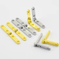 200pcs high quality zinc alloy 546mm 180degree flat open hinges for jewlerycase woodenbox hinge with screws gf318