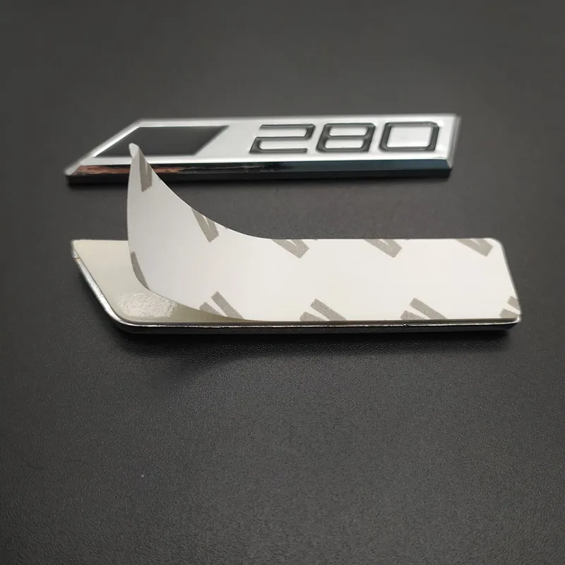 3D автомобильный Стайлинг хромированная металлическая наклейка шило хвост