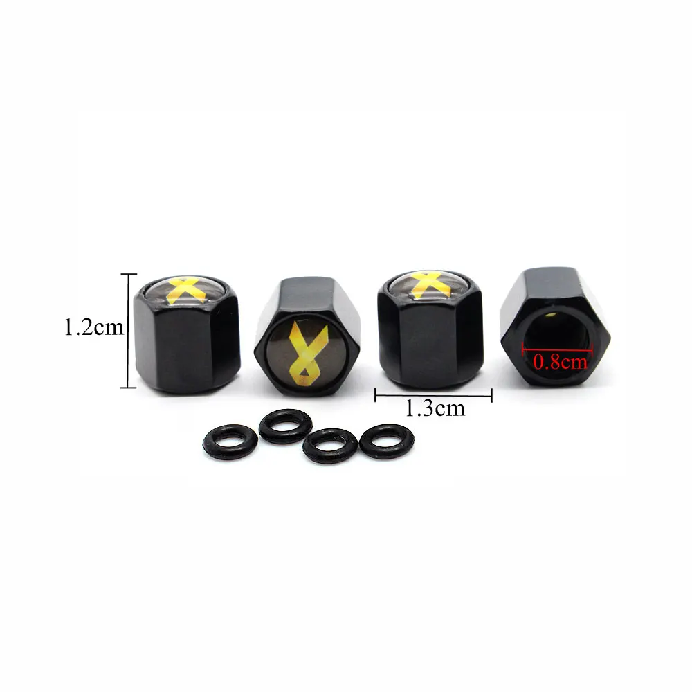 DSYCAR 4 шт./компл. автомобильный Стайлинг цинковый сплав Автомобильная крышка