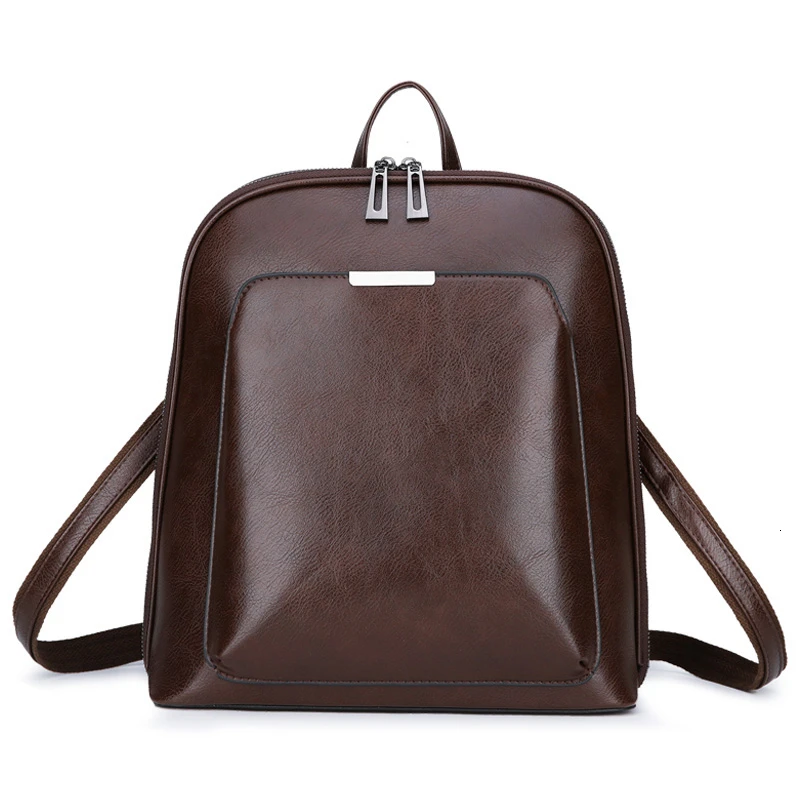 Винтажный рюкзак высокого качества Молодежные кожаные рюкзаки для