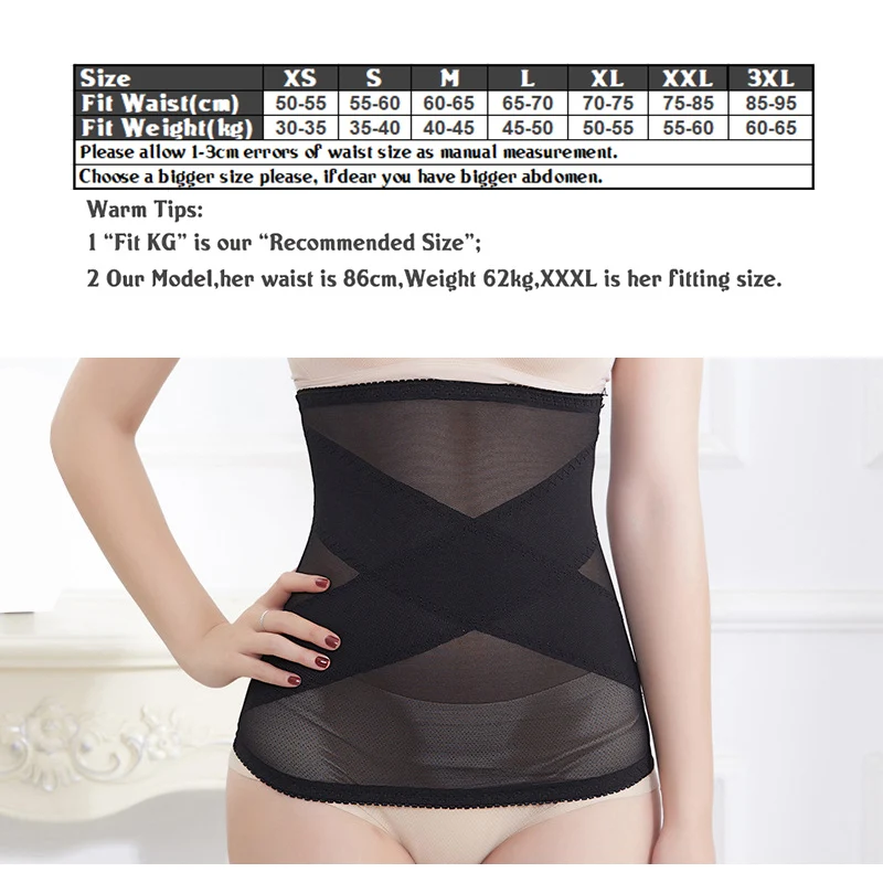 

Women Shaper Waist Trainer Tummy Control Body Shaper Slimming Underwear Reducing and Shaping Girdle Shapewear Waist Control