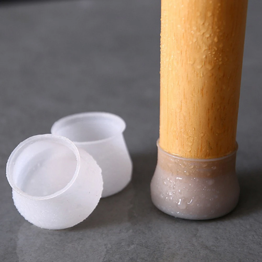 

16pcs Table Chair Leg Cap Non-slip Cap Chair Foot Protection Silicone Protector Floor Table Feet Cover Wood Floor Protectors