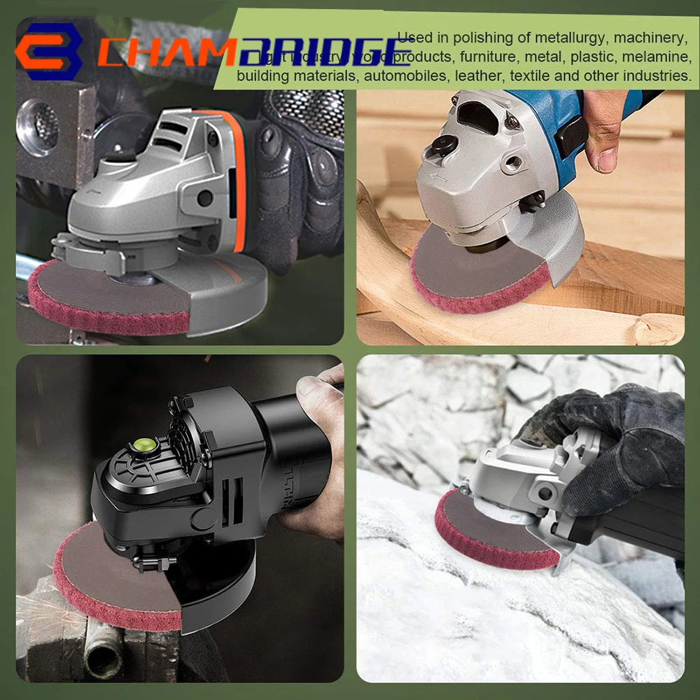 

125mm Nylon Fiber Flap Polishing Wheel Disc 5" Grinding Disc For Angle Grinder For Wood Metal Buffing Dremel Accessories