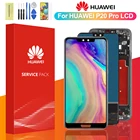 ЖК-дисплей TFT 6,1 ''для Huawei P20 Pro, сенсорный экран с дигитайзером в сборе, с рамкой для Huawei P20 Pro CLT-L09 CLT-L29